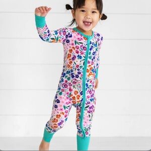 Little Sleepies Sweet Pea Floral Zippy 3-6 months